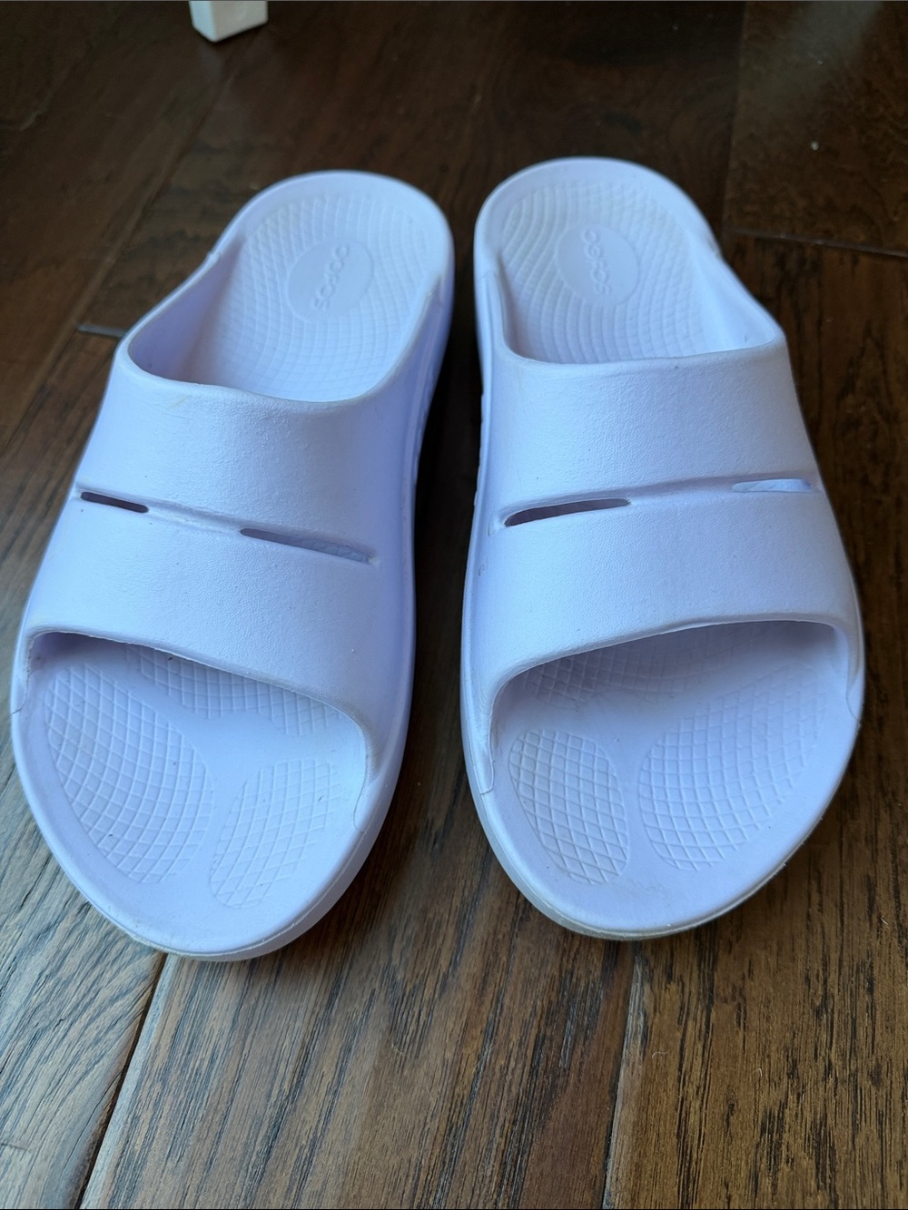 Oofos M9 - W11 Lilac Slide Sandals - Slip-On Foam Slides